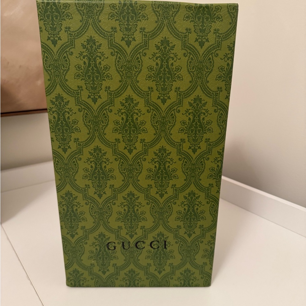 Gucci Olive Green Patterned Decorative Box